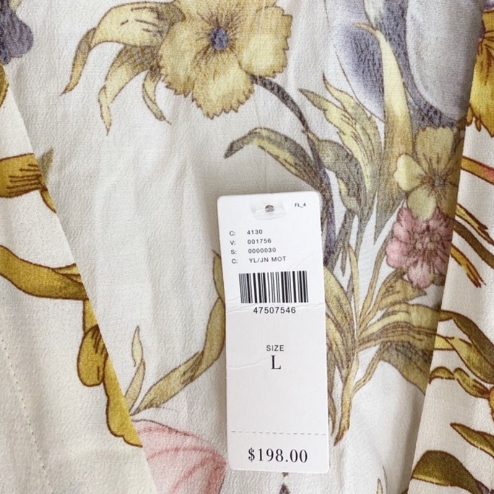 NWT Anthropologie Tiny sunflower wrap dress NWT! - Picture 5 of 13